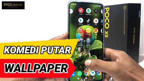 Cara Mengaktifkan Komedi Putar Wallpaper Xiaomi Poco X5 5g YouTube