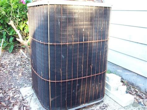 Rust On Grille Of Outside Condenser Unit Photos