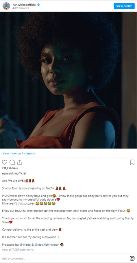 Nancy Isime On How She Got Her Nude Scenes In Shanty Town Talk Talk Nigeria