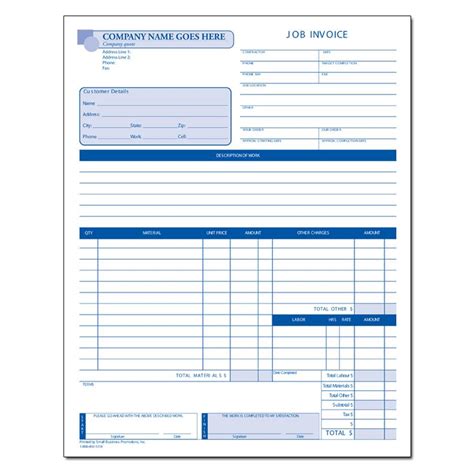 Custom Invoice Form Personalized Carbonless Copies DesignsnPrint