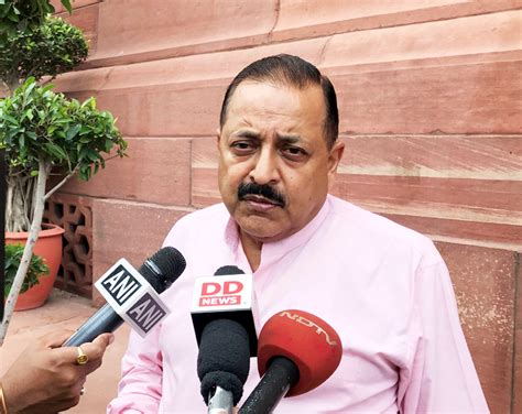 Union Minister Dr Jitendra Singh Speaking To Media Persons At New