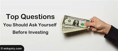 Top 10 Questions You Should Ask Yourself Before Investing