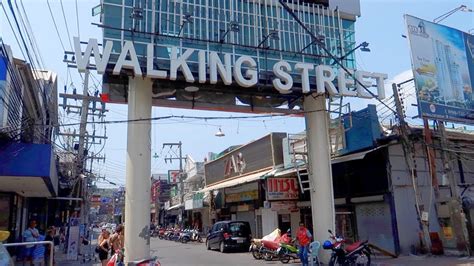 Pattaya Walking Street Day Time Youtube