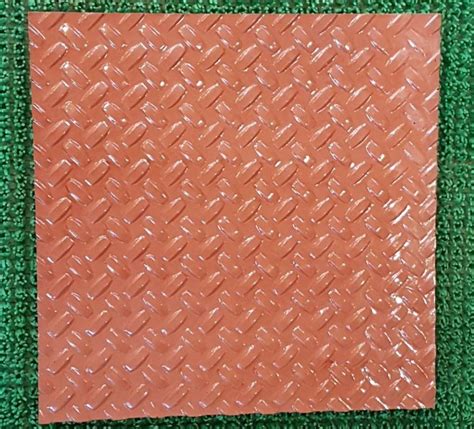 X X Mm Chequered Rubber Square Floor Tile Moulds For Making