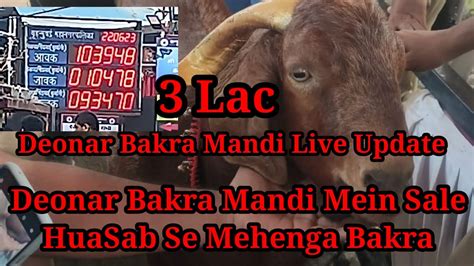 Deonar Bakra Mandi Mein Ab Tak Ka Sab Se Mehnga Bakra Hua Sale