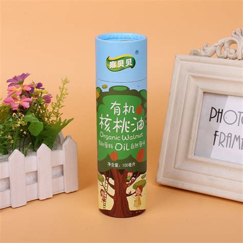 Eco Friendly Customized Food Packaging Oil Kraft Cardboard Paper Tube