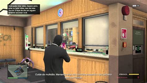 Gta V Roubo Do Banco Fleeca Wh Gamesx Youtube