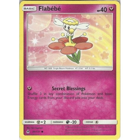 Pokemon Trading Card Game Flabebe Common Sm Forbidden