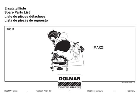 Notice Dolmar Maxx Trouver Une Solution Un Probl Me Dolmar Maxx