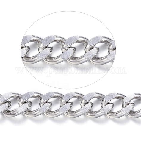 Wholesale Tarnish Resistant Stainless Steel Cuban Link Chains