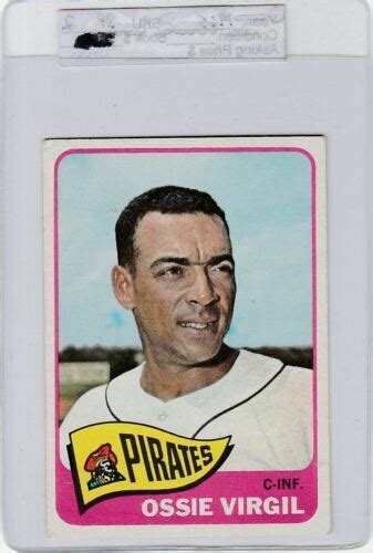 Topps Ossie Virgil Pittsburgh Pirates High Number Sp Wow