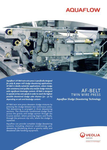 AF BELT Veolia Water Solutions Technologies