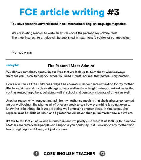 Fce Exam Writing Samples And Essay Examples Learn English Online For