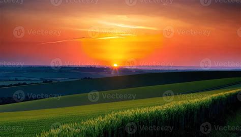 Stunning Mountain Views with gentle sunlight in the background