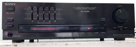 Sony TA AX 285 Amplificator Cu EQ Statie Audioweb