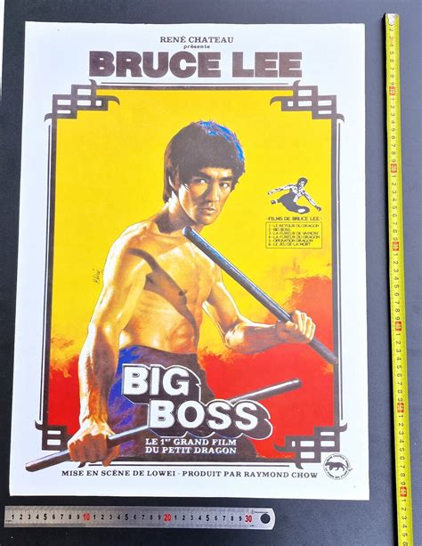 Bruce Lee Big Boss Poster Etsy