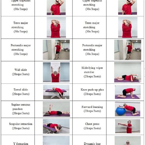 Scapular stabilization exercises | Download Scientific Diagram