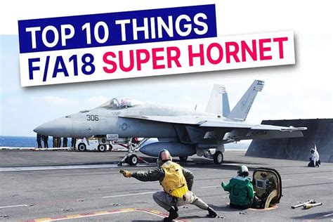 Mind Blowing Facts About US Navy F A 18 Super Hornet Fighter Jet