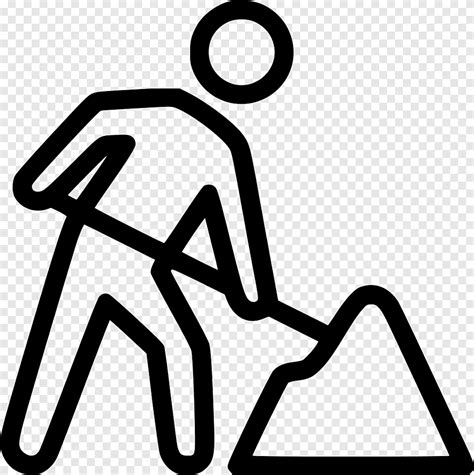 Computer Icons Laborer Roadworks Architectural Engineering Road Angle