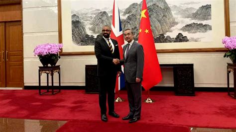 Chinese Fm Wang Yi Meets Uk Foreign Secretary In Beijing Cgtn