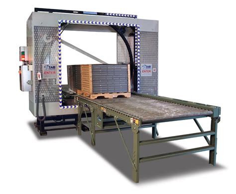 Stretch Wrapper Automatically Secures Loads To Pallets