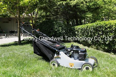 Self Propelled Lawn Mower Brush Cutter Four Wheels Gasoline China Lawn Mower And Grass Trimmer