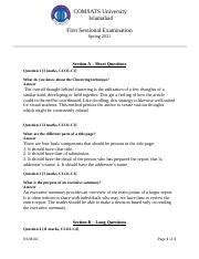 Hum Report Writing Skills Sessional Docx Comsats University