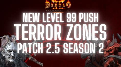 D R Terror Zones For Level Xp Diablo Resurrected Patch