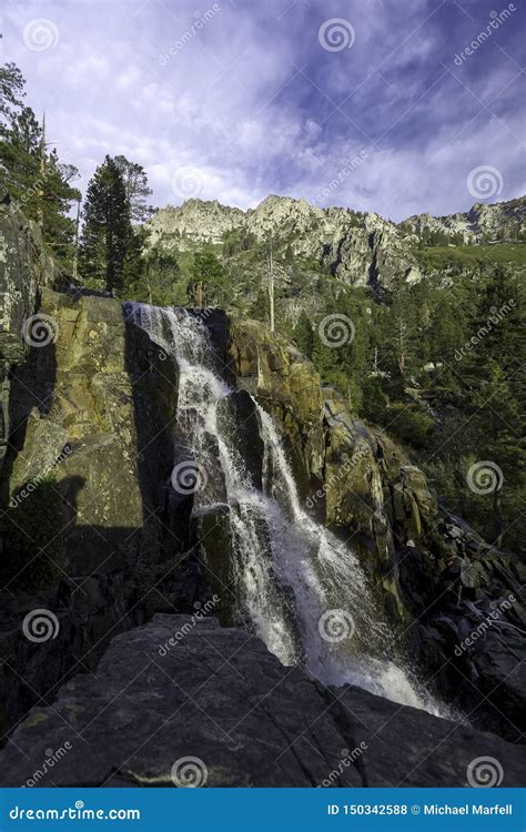 Lower Eagle Falls In Emerald Bay State Park Lake Tahoe California