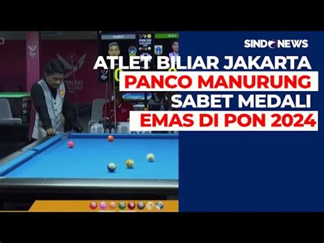 Atlet Biliar Jakarta Panco Manurung Sabet Medali Emas Di Pon Youtube