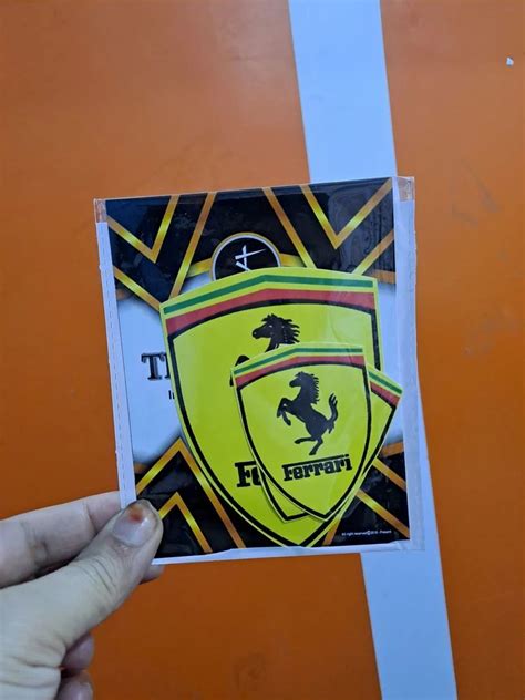 Multicolor Ferrari Logo Sticker at Rs 25/piece in Ranchi | ID ...