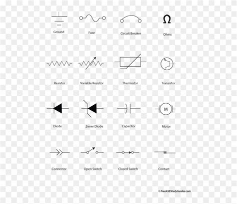 Auto Wiring Diagram Symbols Electrical Symbols On Wiring Diagrams