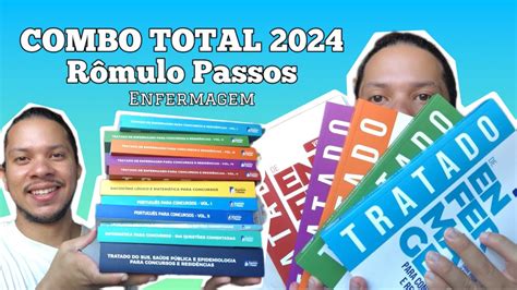 RÔMULO PASSOS enfermagem Livros didáticos estudos YouTube