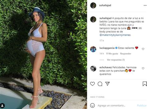 Instagram Suhaila Jad esposa de André Carillo revela el sexo de su