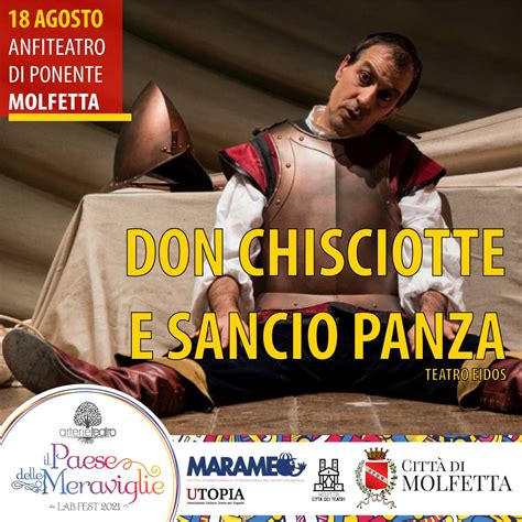 Don Chisciotte E Sancio Panza 18 Agosto A Il Paese Delle Meraviglie