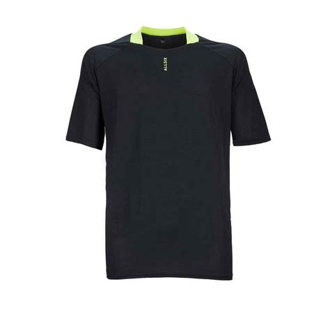 Men's Volleyball Training Jersey VTS Training - Black/Green - Decathlon