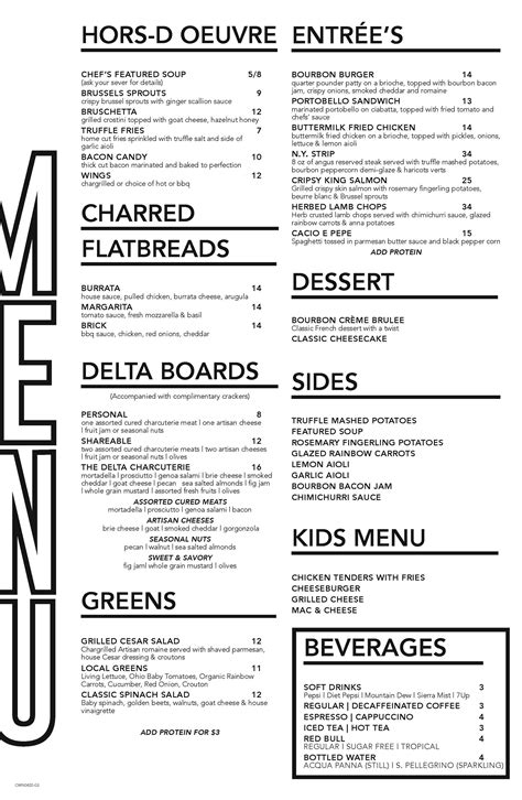 On the Rocks Drink Menu :: Behance