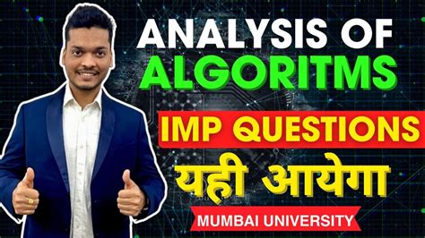 Analysis Of Algorithm Paper Strategy Semester 4 Mumbai University