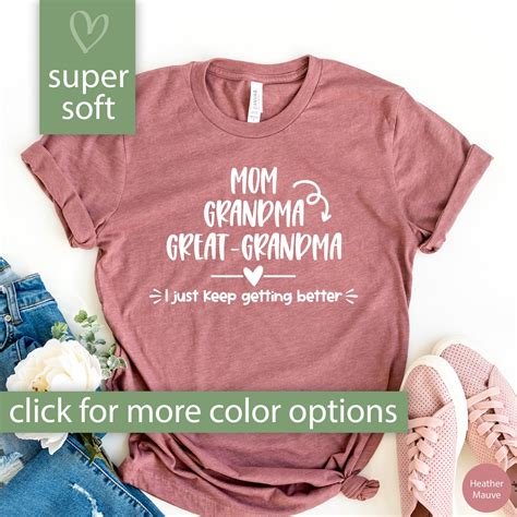 Mom Grandma Great Grandma Shirt Funny Great Grandma Shirt Great Grandma T Great Grandma