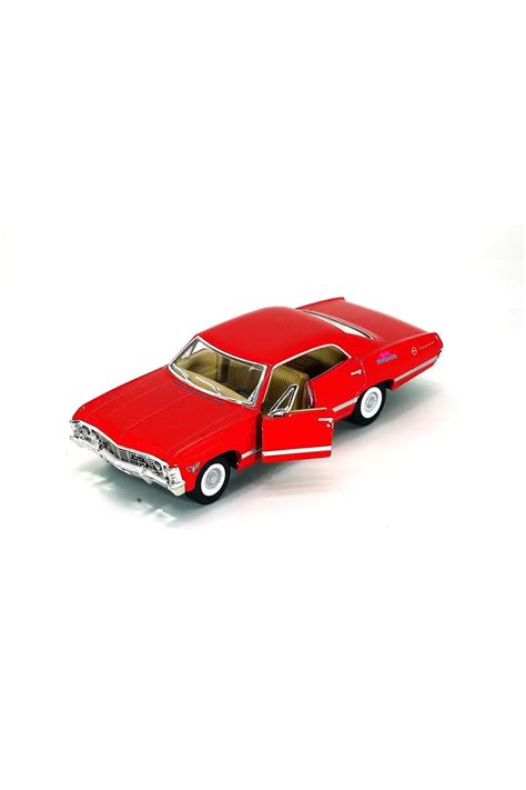 (подарок)1967 Шевроле Импала модель автомобиля Красный 12 см | AliExpress