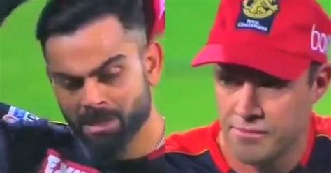 The Video Of Virat Kohli Crying After The Defeat Against Kkr Is Going Viral