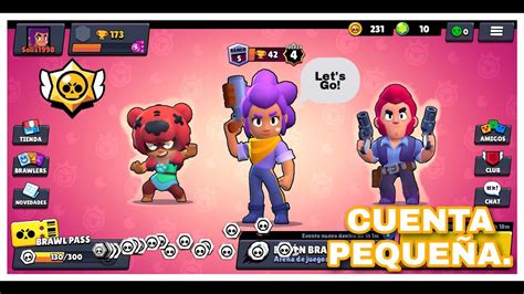 Jugando En La Cuenta PequeÑa Pt 1 Brawl Stars Jugamos Con Shelly Nita Rosa Y Colt Youtube