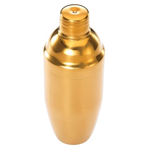 Barfly M37039GD 24 Oz Gold Plated 3 Piece Japanese Cocktail Shaker