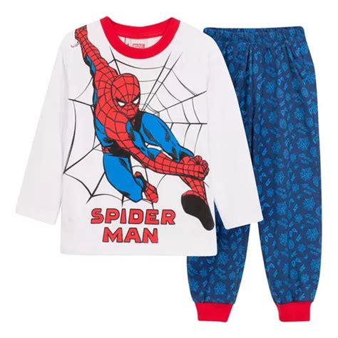 Pijama Manga Larga Hombre Ara A Spiderman Licencia Oficial