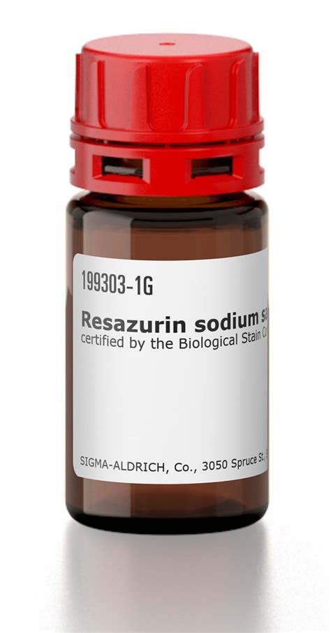 Resazurin Sodium Salt Certifi G Sigma Aldrich Sls