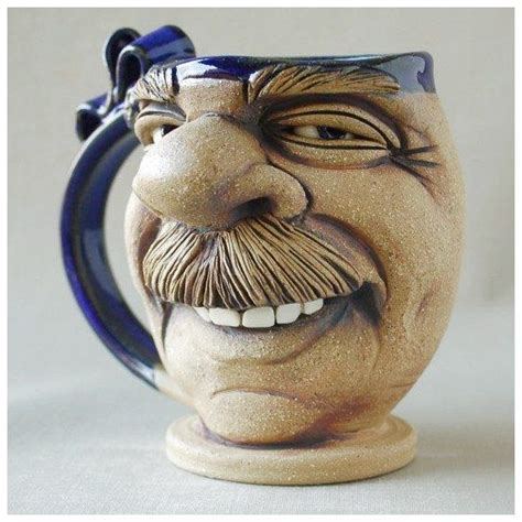 Face Mug By Herksworks On Etsy 4000 Inspiringpottery Potteryideas