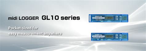 pocket sized data logger gl series graphtec