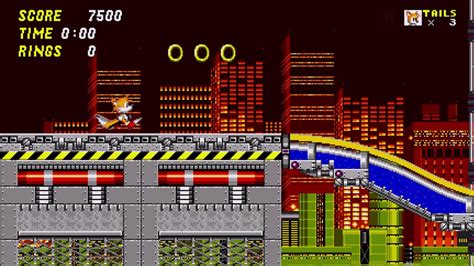 Sonic The Hedgehog 2 Chemical Plant Zone Act 1 2 Tails YouTube