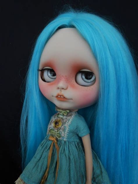 Ooak RBL Blythe Doll Custom Faceplates Etsy Muñecas blythe