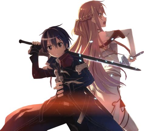 Kirito And Asuna 1 Sword Art Online By Zerolshikumai On Deviantart